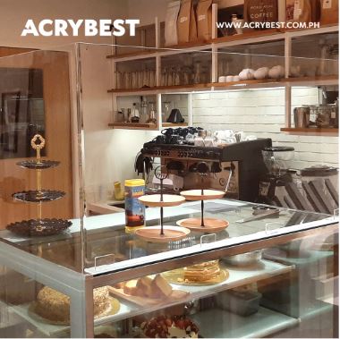 Acrylic Installation Cafe Counter